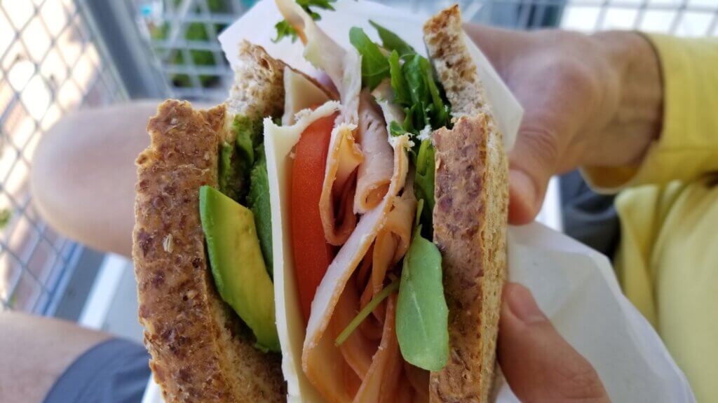 Turkey Avocado Sandwich from Real Raw Organics